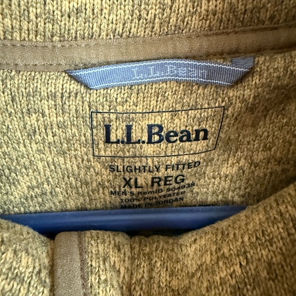 L.L. Bean Tan Knit Sweater - Picture 2 of 2